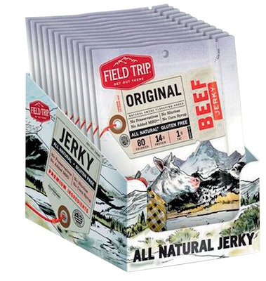 Field Trip Original Beef Jerky, 1 oz., 12/Carton (FLD00503)
