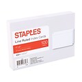 Oxford® Index Cards, 4 x 6, Ruled, White, 6000/Carton