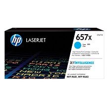 HP 657X Cyan High Yield Toner Cartridge (CF471X)