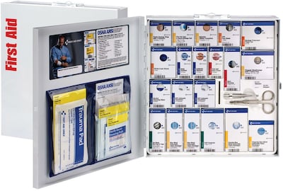 First Aid Only SmartCompliance Food Service Cabinet, ANSI Class A/ANSI 2021, 50 People, 289 Pieces,