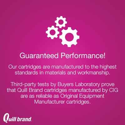 Quill Brand Remanufactured Ink Cartridge Comparable to Canon® CLI-221M Magenta (100% Satisfaction Guaranteed)