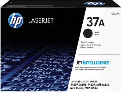 HP 37A Black Standard Yield Toner Cartridge (CF237A),  print up to 11000 pages