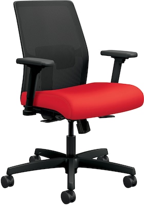 HON Ignition ilira-Stretch Mesh Back Task Chair, 26W x 26.5D, 26W x 40.5H, Ruby