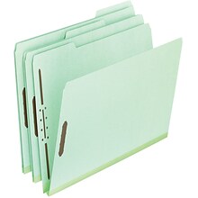 Pendaflex Heavy Duty Pressboard Expansion Fastener Folders, 2Expansion, 1/3 Cut Tabs, Letter Size,