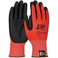 G-Tek KEV Nitrile Foam Work Gloves, Kevlar Engineered Yarn, Red, Large, 1 Pair (09-K1640/L)