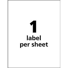 Avery UltraDuty GHS Chemical Labels for Pigment-Based Inkjet Printers, Waterproof, UV Resistant, 8-1