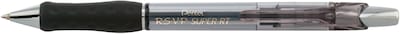Pentel® RSVP Super RT Ballpoint Pen, Medium Point, Black Ink, Dozen (BX480-A)