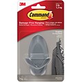 Command™ Graphite Double Hook, 1/Pack