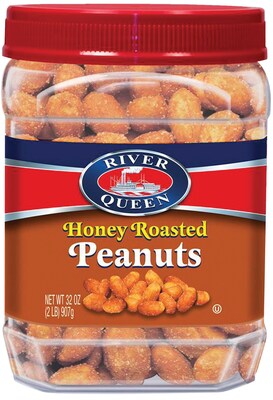 River Queen Honey Roasted Peanuts, 32 Oz.