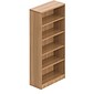 Offices To Go Superior Laminate 4 Shelf Book Case, 71", Autumn Walnut (TDSL71BC-AWL)