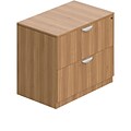 Offices To Go Superior Laminate 2 Drawer Lateral File Cabinet, Lockable, Autumn Walnut (TDSL3622LF-A