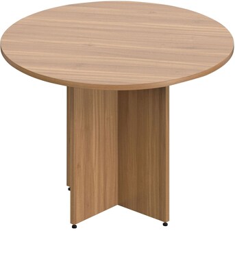 Offices To Go Superior Laminate 42 Round Table, Autumn Walnut (TDSL42R-AWL)