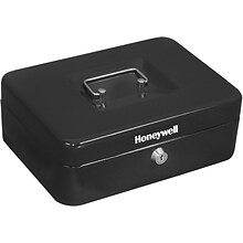 Honeywell Cash Management Box, 4 Compartments, Black (6202)