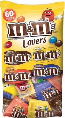 M&M's® Fun Size® Variety Mix, 32.9 oz., 60 Pieces/Bag, (MMM56025/51793)