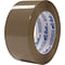 Quill Brand® Medium-Duty Natural Rubber Packing Tape, 2.3 Mil, 2 x 110 yds., Tan, 6/Pack, (C601/905