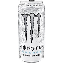 Monster Energy Ultra Zero Drink, 16 Oz. Cans, 24/Pack (145105)