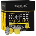 Bestpresso Espresso Blend Coffee Nespresso Pods, Light Roast, 20/Box (BST10416)
