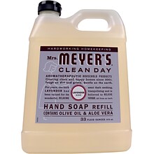 Mrs. Meyers Clean Day Hand Soap Refill, Lavender, 33 fl oz (651318)