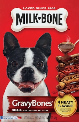 Milk Bone Gravy Bones Dog Biscuits, Small, 19 oz (SMU94203)