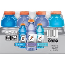 Gatorade Variety Pack, 20 oz. Bottles, 12/Carton (QUA13331)