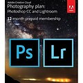 Adobe Creative Cloud Photography Plan for Windows/Mac, 20 GB of Storage (1 User) [12-Month Subscript