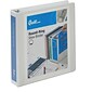 Quill Brand® Standard 1-1/2" 3-Ring ViewBinder, White (72215WE)
