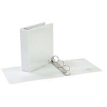 Quill Brand® Standard 2 Ring View Binder, White (7222WE)