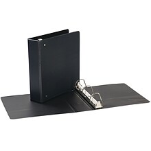 Quill Brand® Standard 2 3 Ring View Binder with D-Rings, Black (7320201)