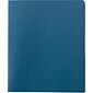 Smead Standard 2-Pocket Heavy Duty Folders, Blue, 25/Box  (87852)