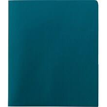 Smead 2-Pocket Portfolio Folder, Teal, 25/Box (87867)