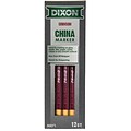 Dixon China Markers, Crimson Red