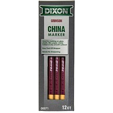 Dixon China Markers, Crimson Red