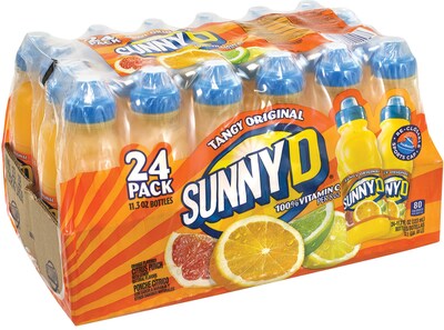 Sunny D Tangy Original, 11.3 Fl oz. 24/Pack (209-02554)