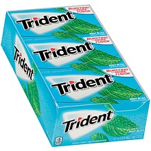 Trident Sugar Free Mint Bliss Gum, 14 Pieces/Pack, 12/Pack (304-00065)