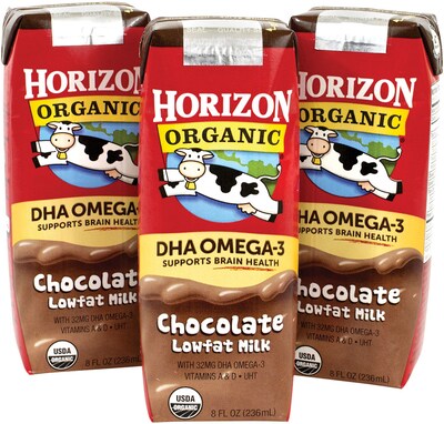 Horizon Organic Chocolate 1% Milk, 8 oz., 18/Pack (220-00536)