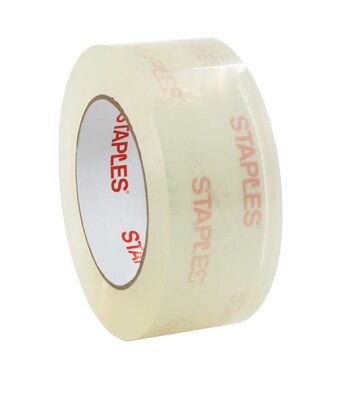 Staples® Heavy Duty Shipping Packing Tape, 1.88 x 54.6 Yds, Clear, 18/Rolls