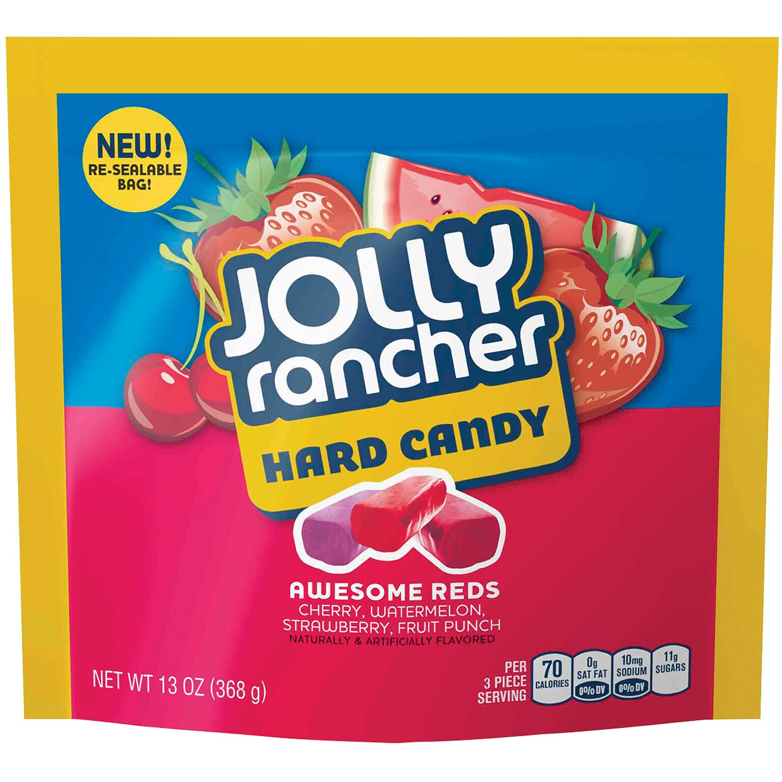 Jolly Rancher Awesome Reds Hard Candy, Assorted Flavors, 13 oz., (246-00306)