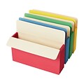 Staples® File Pockets, 5.25 Expansion, Letter Size, Assorted Colors, 5/Pack (TR765503)