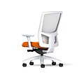 Union & Scale Workplace2.0™ Fabric Task Chair, Apricot, Integrated Lumbar, 2D Arms, Synchro