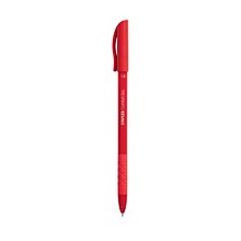 TRU RED™ Ballpoint Gripped Pen, Medium Point, 1.0mm, Red, Dozen (52866)