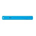 Staples 12 Plastic Ruler, Assorted Jewel Colors (51897)