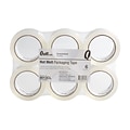 Quill Brand® Hot Melt Shipping Packaging Tape; 3.0 Mil, 2 x 55 yds, Clear, 6/Pack (F221/9013CL)
