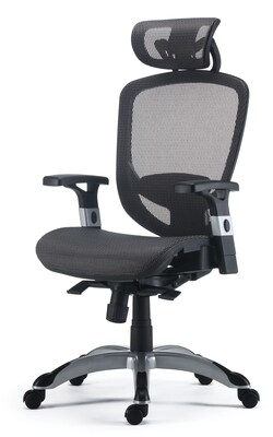 Buy 1 Get 1 FREE FlexFit™ Hyken Mesh Task Chair, Charcoal Gray