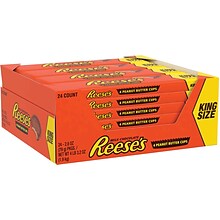 Reeses King Size Peanut Butter Cups, 2.8 oz., 24/Box (HEC48000)