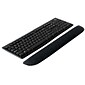 Staples Gel Keyboard Wrist Rest, 18.66 in x 2.8 in x 0.91 in, Black