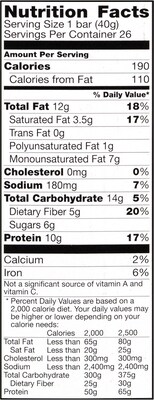 Nature Valley Chewy Gluten Free Peanut Butter Dark Chocolate Protein Bar, 1.42 oz., 18 Bars/Box (220-00451)