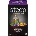 Steep by Bigelow Organic Earl Grey Black Tea, 20 Tea Bags/Box (RCB17700)