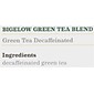 Bigelow Decaffeinated Classic Green Tea Bags, 28/Box (RCB10347)