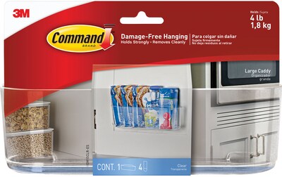 Command Large Caddy, Clear. (HOM15CLR-ES)