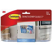 Command™ Large Caddy, Clear. (HOM15CLR-ES)